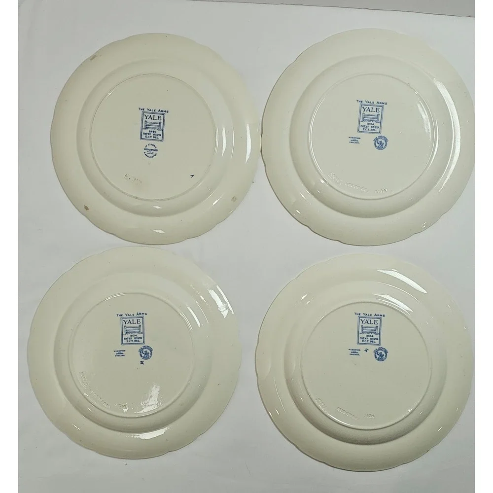 (4) VTG Wedgwood Yale University Russell House 8
